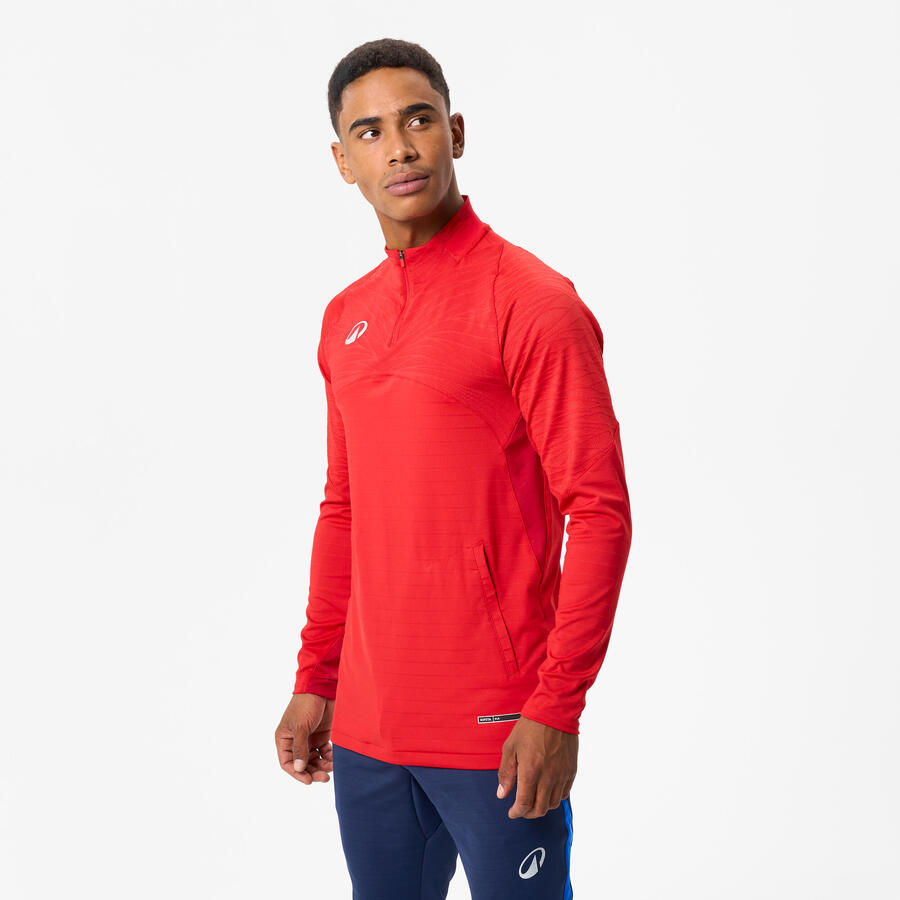 

KIPSTA Футбольная толстовка с застежкой-молнией 1/2 - CLR Club, красная