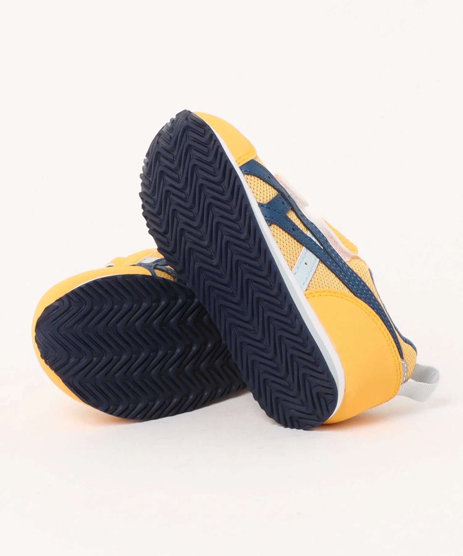 Детские кроссовки ASICS IDAHO MINI 5 на липучках жёлтые — фото 3