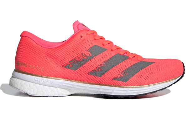 Кроссовки adizero adios 5 Adidas, красный — фото 2