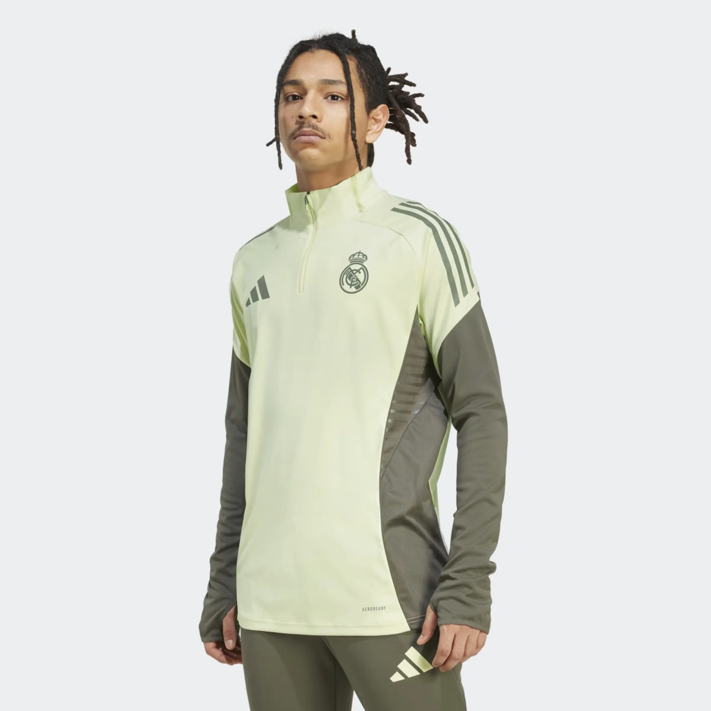 

Тренировочная толстовка для мужчин Real Madrid CF 2025-2026 Tiro 25 Competition adidas, зеленый