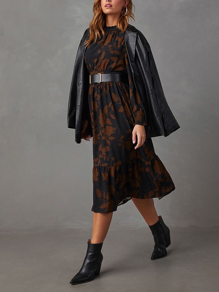 

LA Angels Платье черного/светло-коричневого цвета