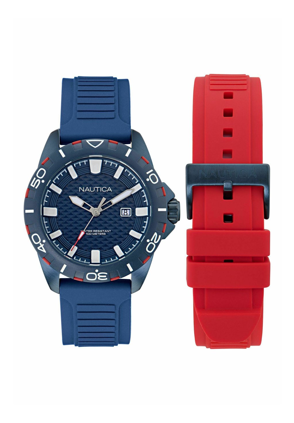 

Часы QUARTZ SET Nautica, синий