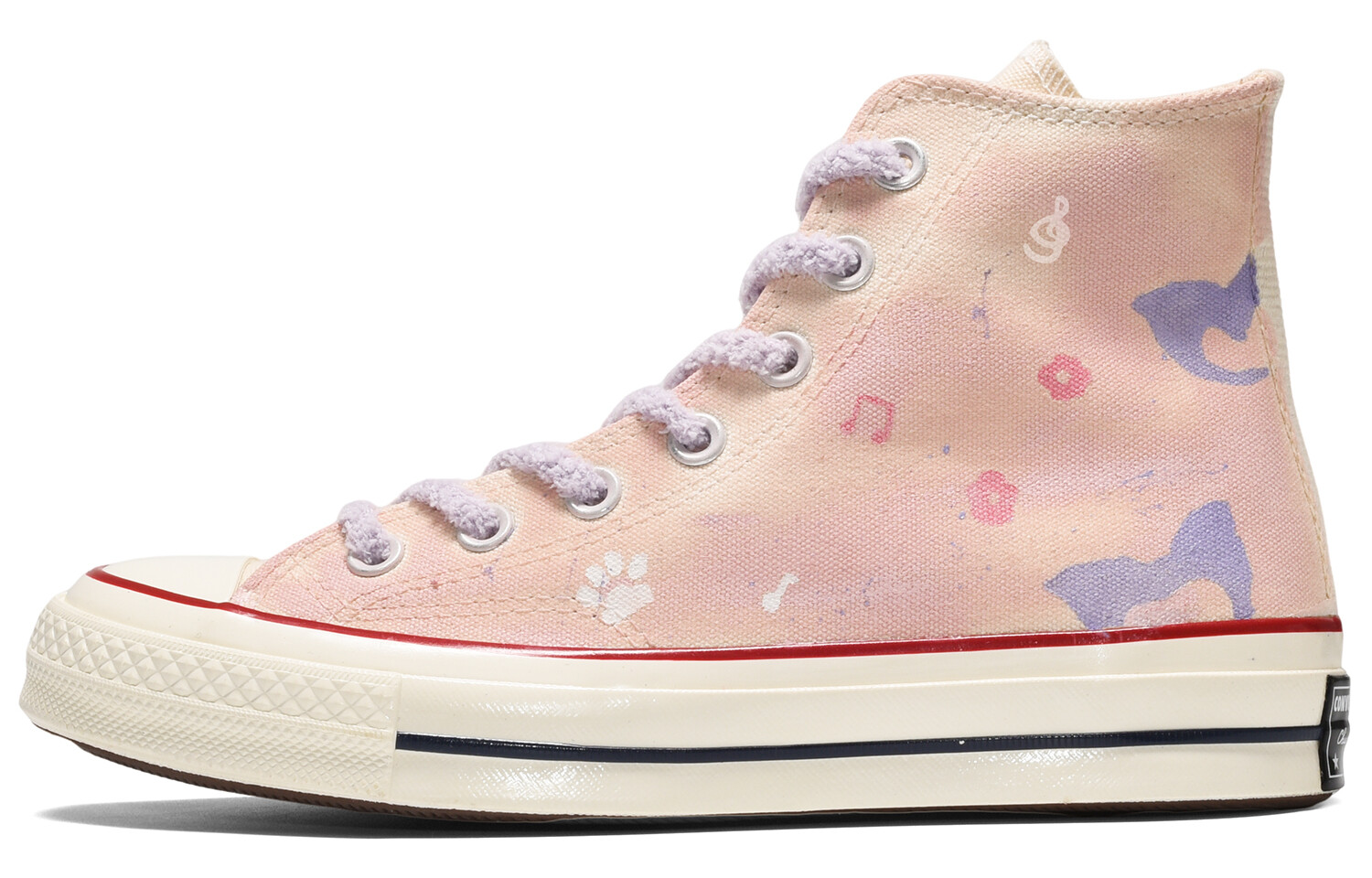 

1970-е годы. Кеды унисекс с высоким берцем, лиловые Converse