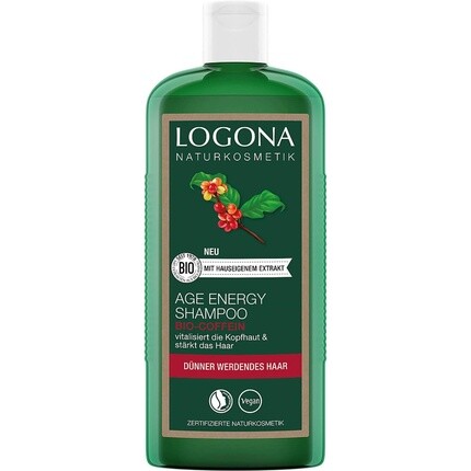 

LOGONA Naturkosmetik Age Energy Шампунь с органическим кофеином 250 мл