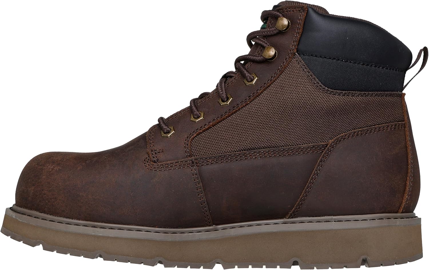 Мужские ботинки Skechers Skechers X John Deere водонепроницаемые с гибкой подошвой Ranger - Hollow Rapids, коричневый — фото 2