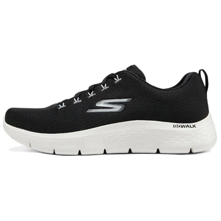 

Skechers Мужские повседневные туфли Go Walk черно-белые, цвет Black/White