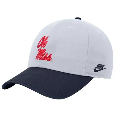 

Бейсболка Nike Ole Miss College Campus Cap, белый