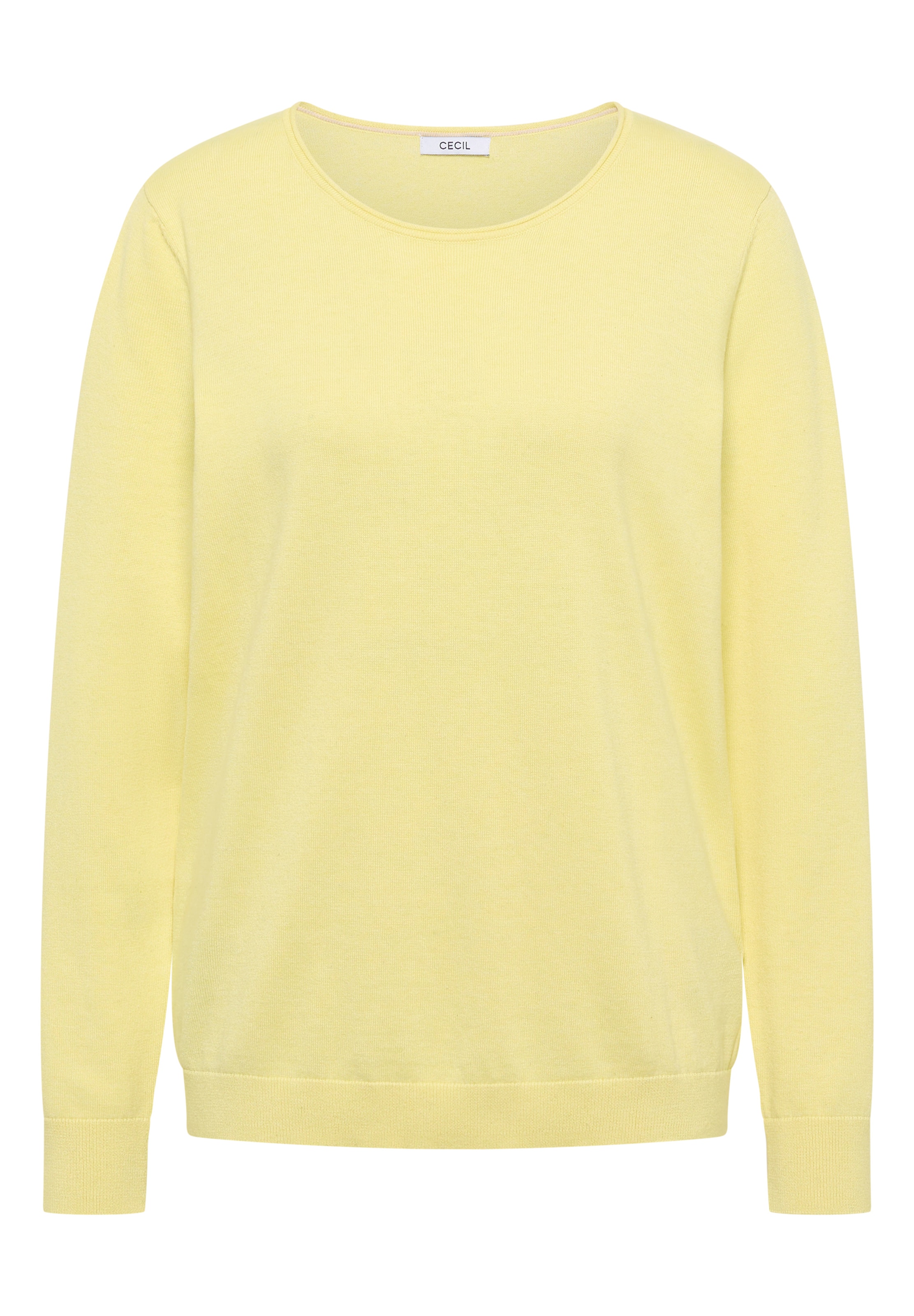 

CECIL Свитер в светло-желтом цвете