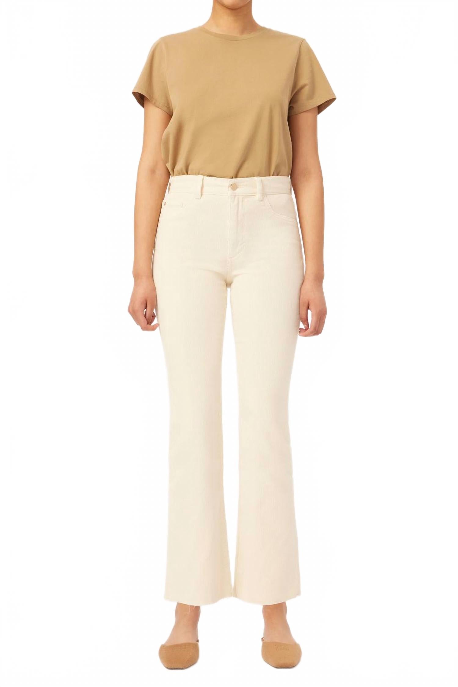 

Укороченные джинсы Bridget Crop Boot из манильского вельвета DL1961 - Women's, Manilla Cord