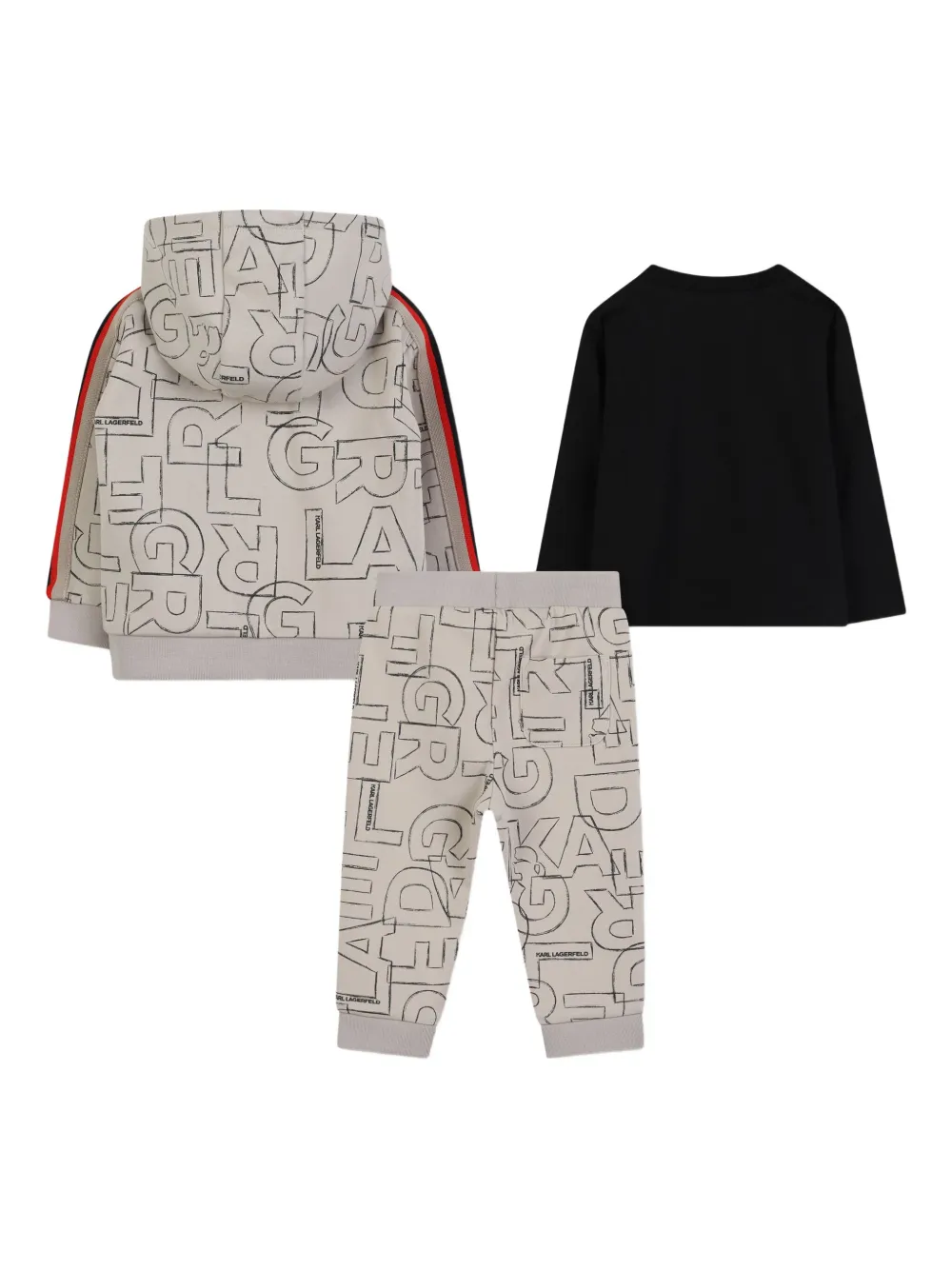 

Спортивный костюм с логотипом KARL LAGERFELD KIDS, нейтральный