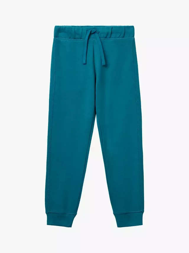 Детские флисовые спортивные штаны, синие Benetton