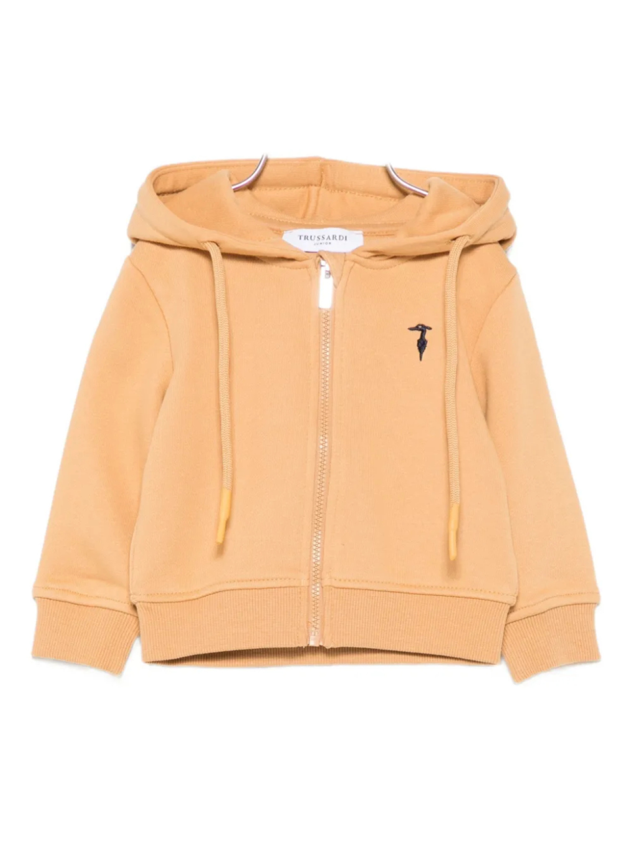 

Толстовка с капюшоном на молнии TRUSSARDI JUNIOR, коричневый