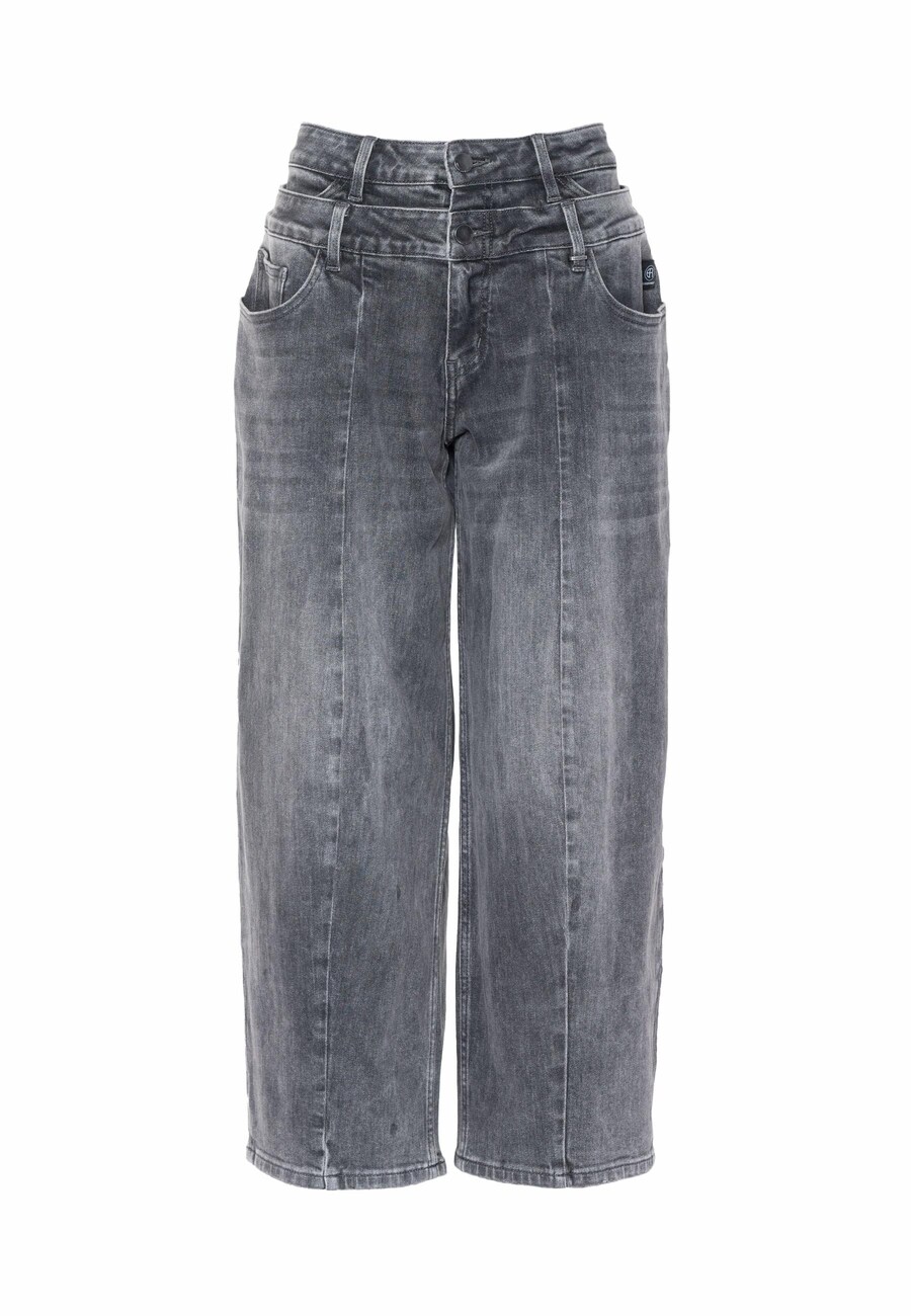 

Джинсы свободного кроя Elias Rumelis Ava, Grey Denim