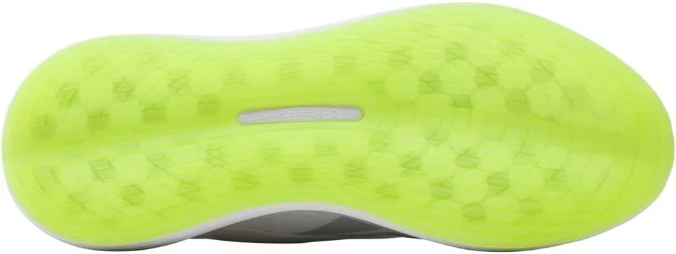 Кроссовки Reebok Unisex DMX Comfort + без шнурков, White Grey 1 Digital Lime — фото 4