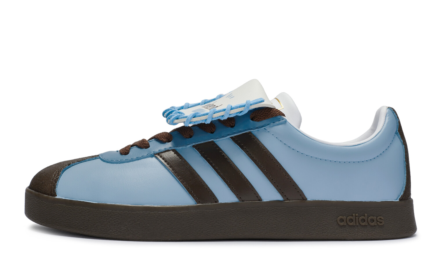 Кроссовки adidas neo Skateboarding Shoes Unisex Low-top Brown, синий/коричневый