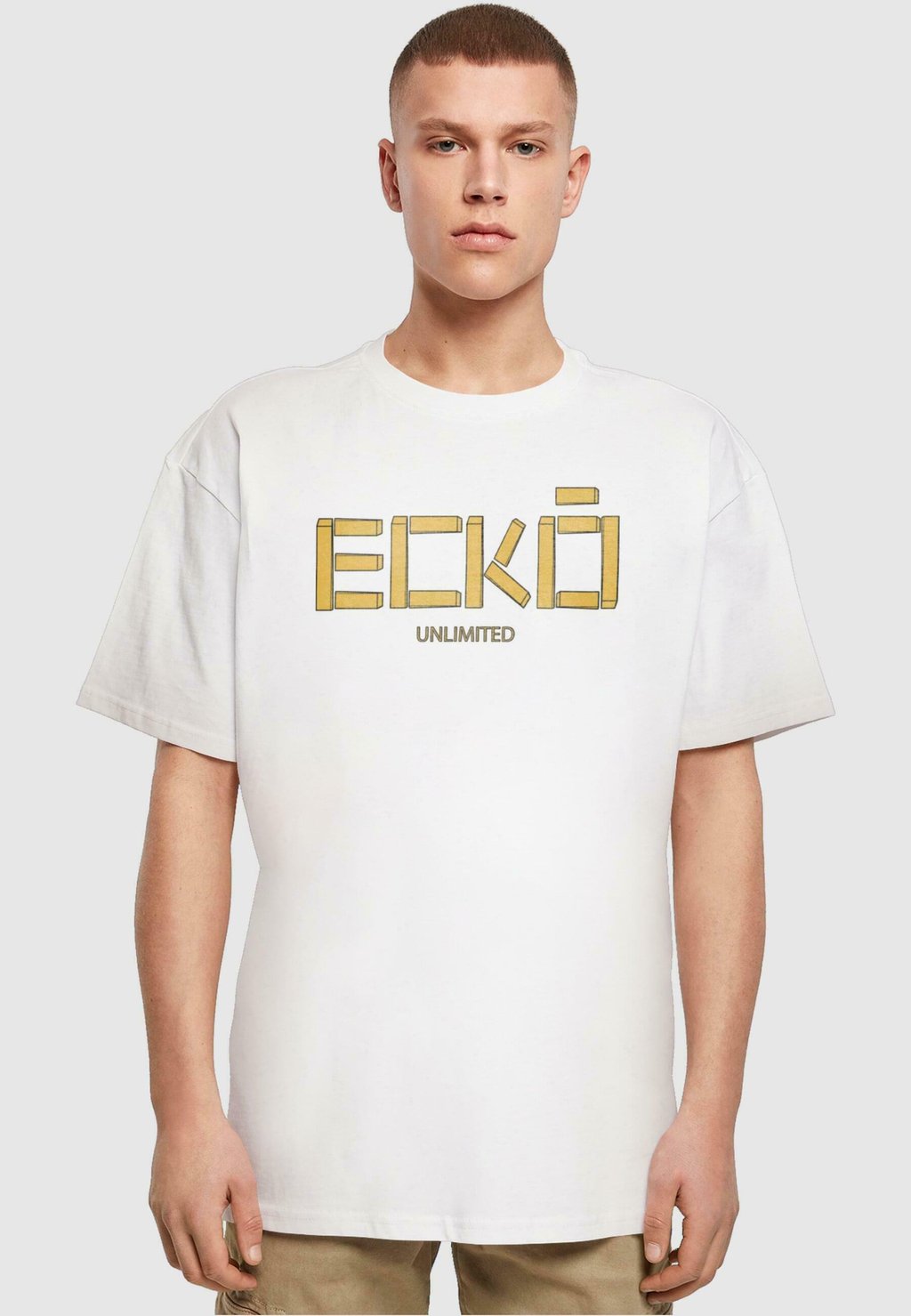

Футболка с принтом STICKS ecko unltd., белый
