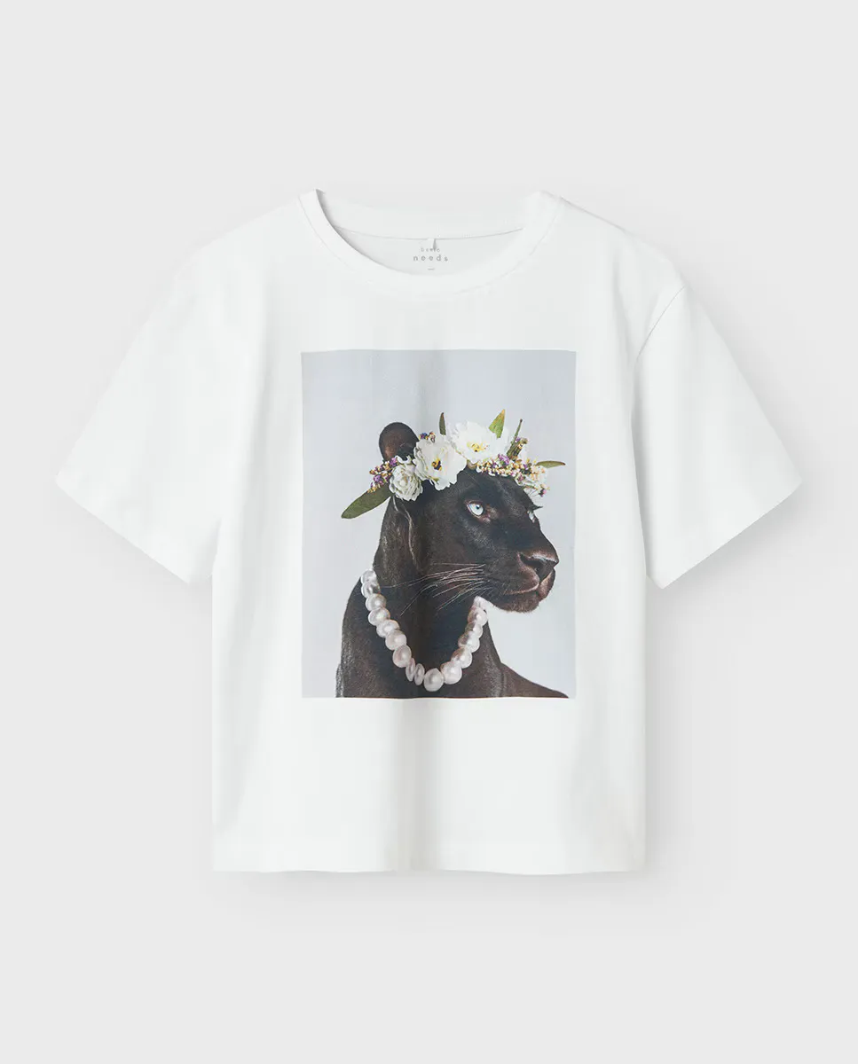 

Футболка с короткими рукавами name it, белый