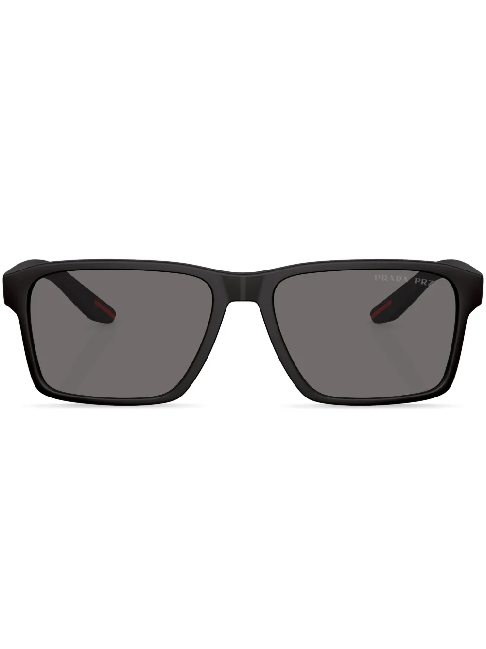 

Солнцезащитные очки в прямоугольной оправе Prada Eyewear, черный