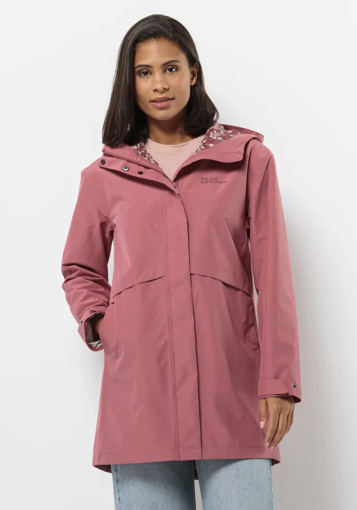 

Функциональное пальто Jack Wolfskin "CAPE WEST COAT W", розовый