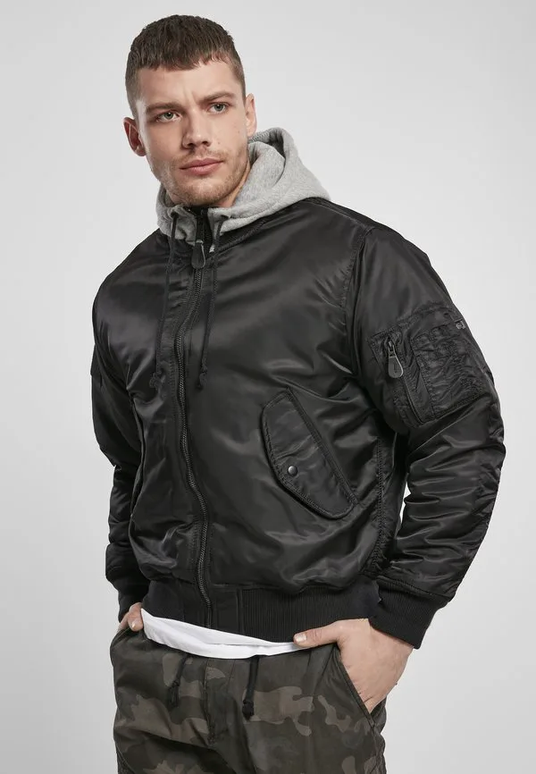 Куртка-Бомбер Brandit, Blk/Gry