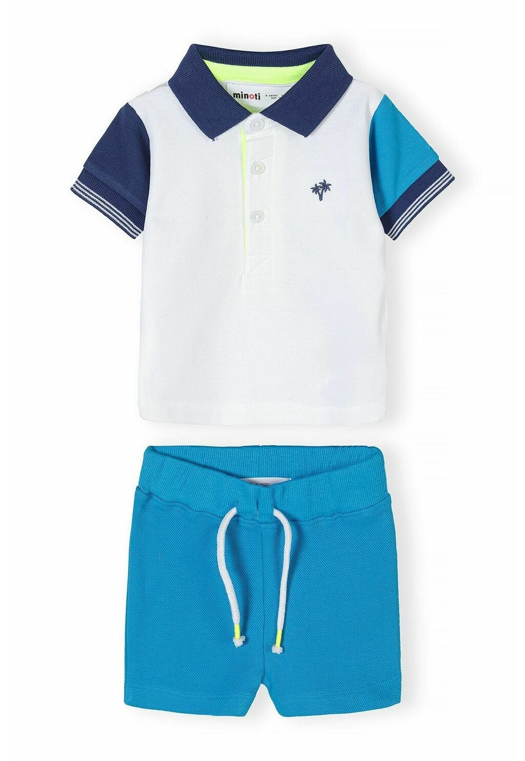 

Шорты 2 PCS SET MINOTI, цвет turquoise white