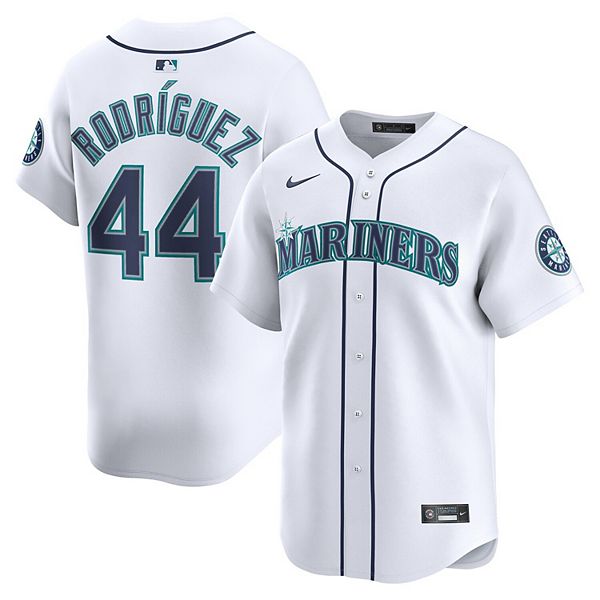 Мужская белая домашняя лимитированная футболка julio rodr _guez seattle mariners Nike — фото 2