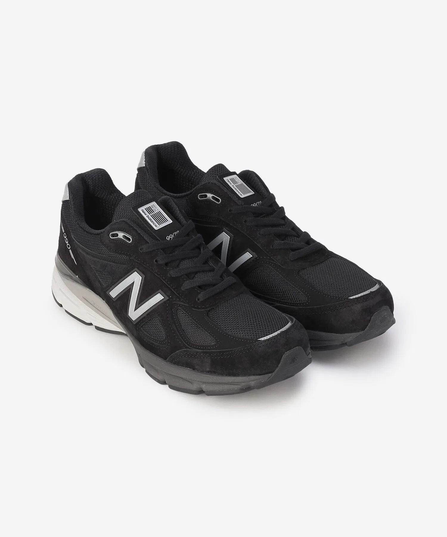 Мужские кроссовки New Balance U990 V4 чёрные