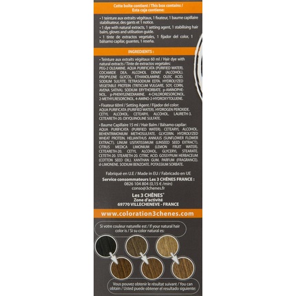 Les 3 Chenes Color & Soin Стойкая краска для волос Dark Golden Blonde 6 г Les 3 ChÊNes — фото 3