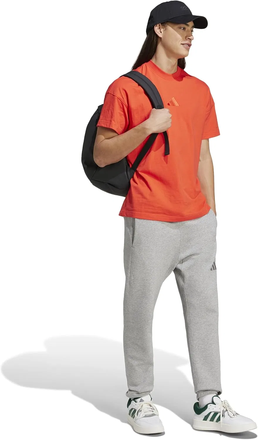 Футболка свободного кроя adidas, Bright Red — фото 2