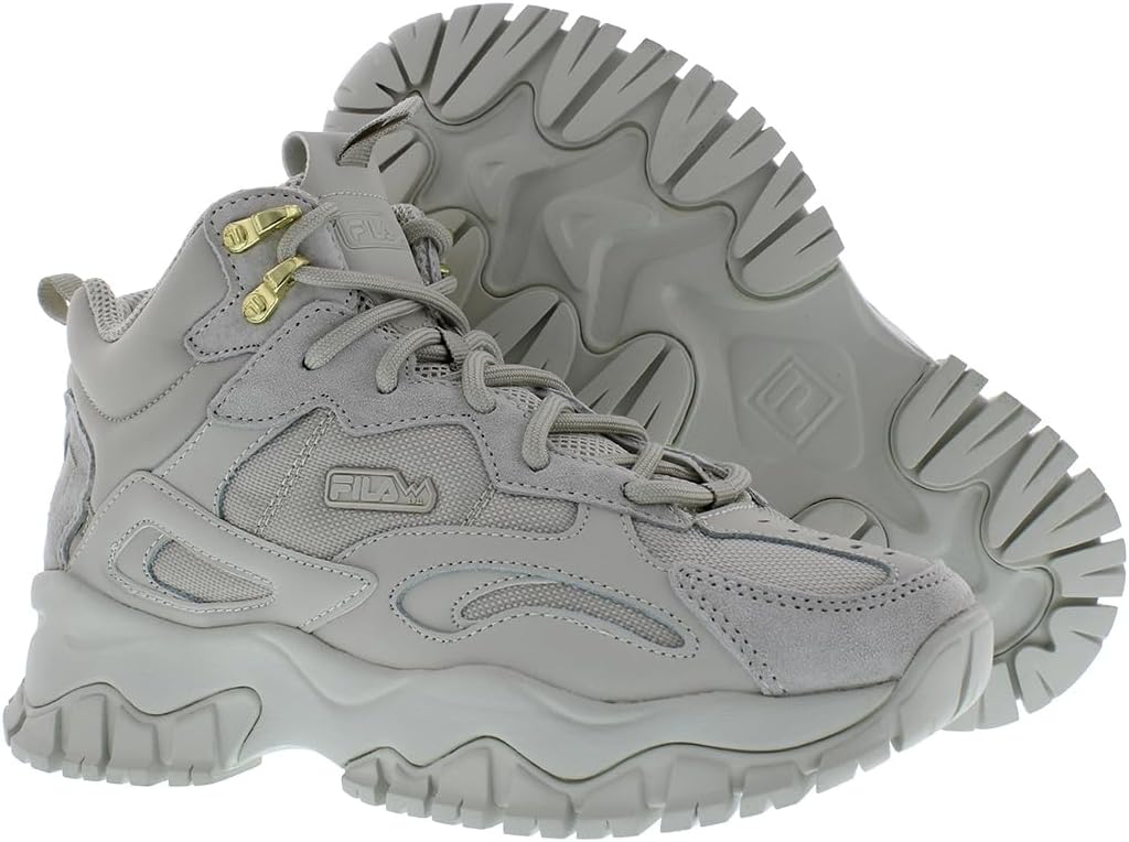 Кроссовки Fila Ray Tracer Tr 2 Mid унисекс для детей, серый/золотой — фото 4