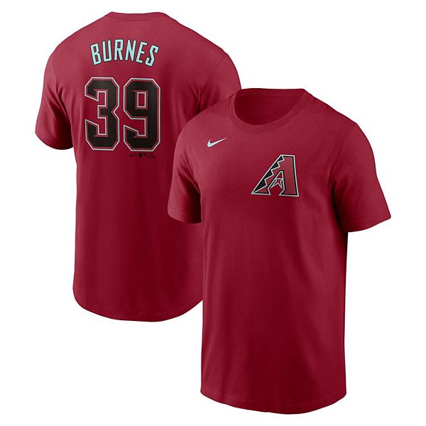 Футболка с именем и номером Corbin Burnes Arizona Diamondbacks Nike — фото 2