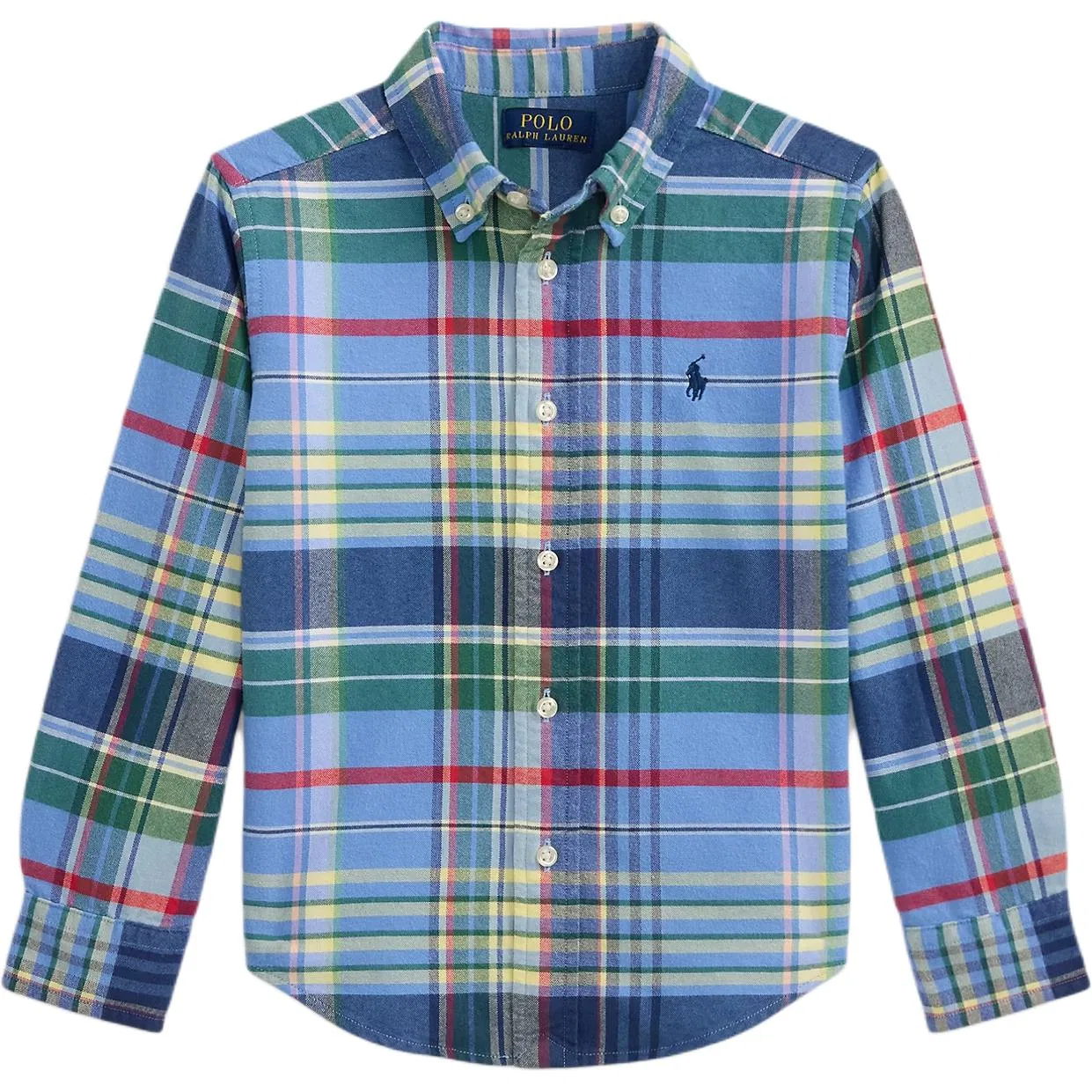 Повседневная рубашка для мальчиков Polo Ralph Lauren синяя
