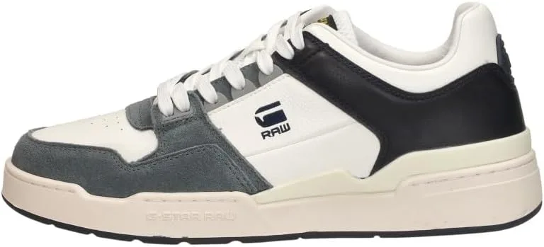 Кроссовки G-Star Herren Attacc Blk Lea M, белый/синий