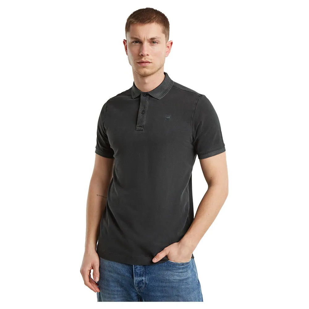 

Поло G-Star Dunda Overdyed, черный