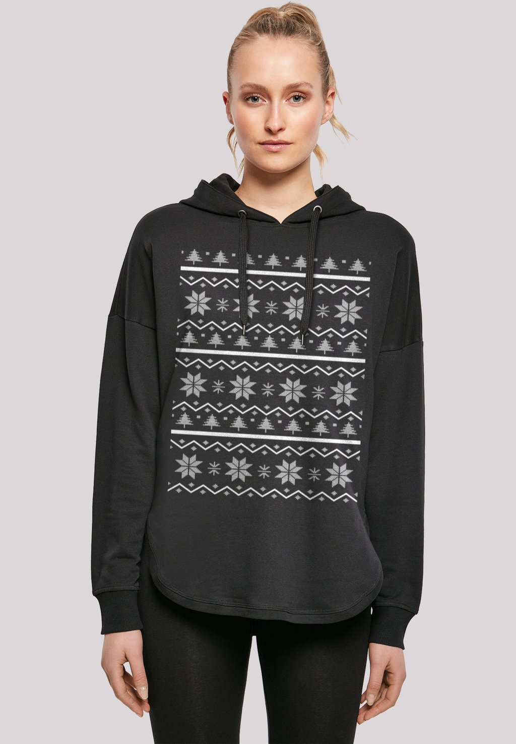 

Толстовка SCANDINAVIAN MUSTER WEIHNACHTEN - Hoodie F4NT4STIC, черный