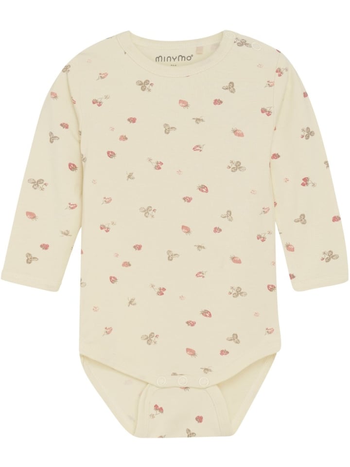 

Minymo Детский боди с длинными рукавами "Body LS" розового цвета