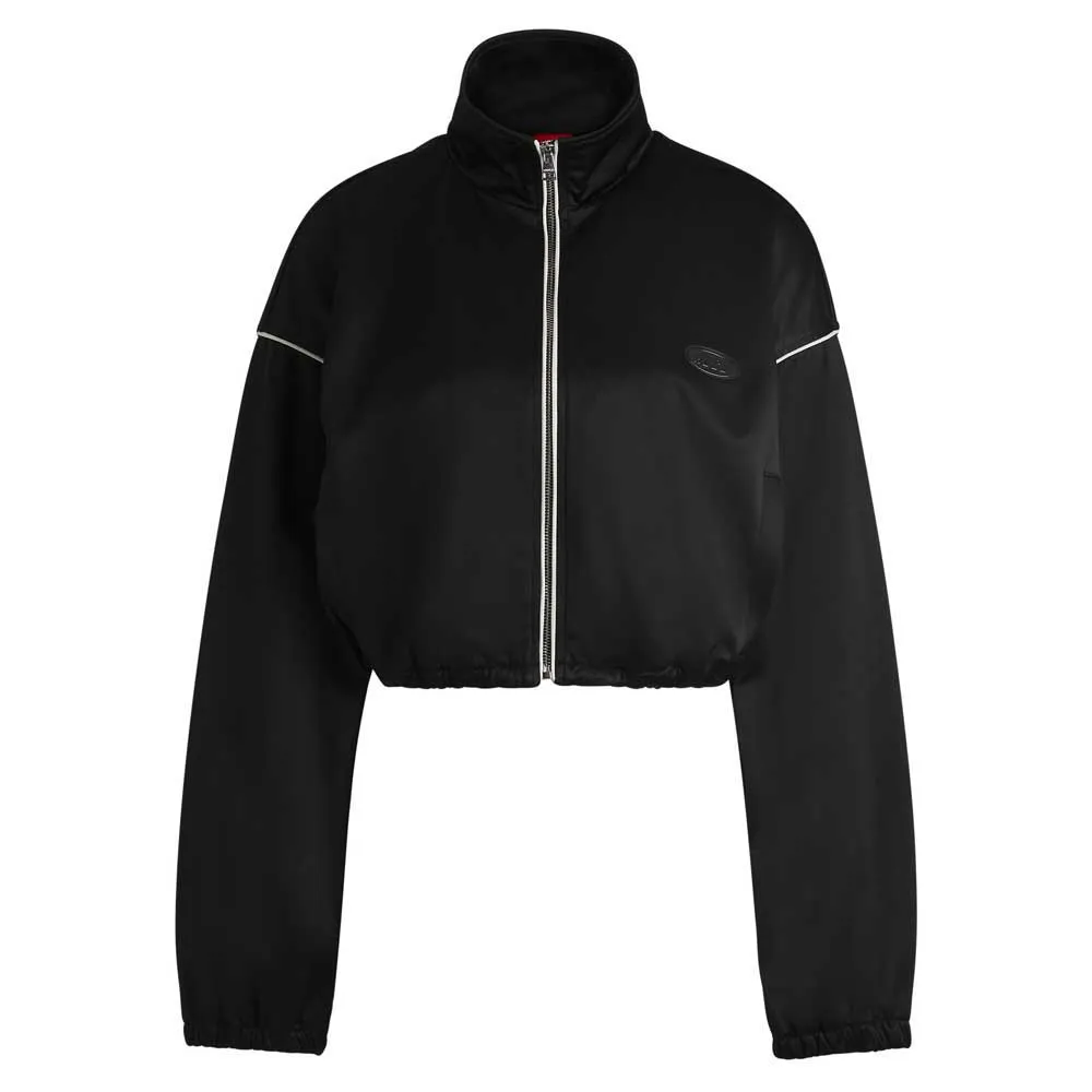 

Толстовка HUGO Darisila full zip, черный