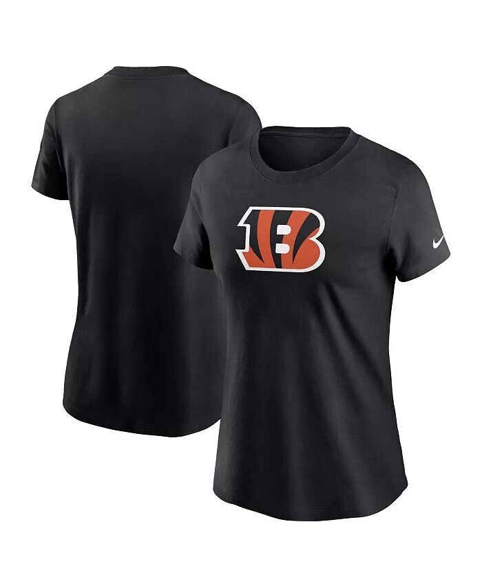

Женская черная футболка с логотипом Cincinnati Bengals Primary Nike, черный