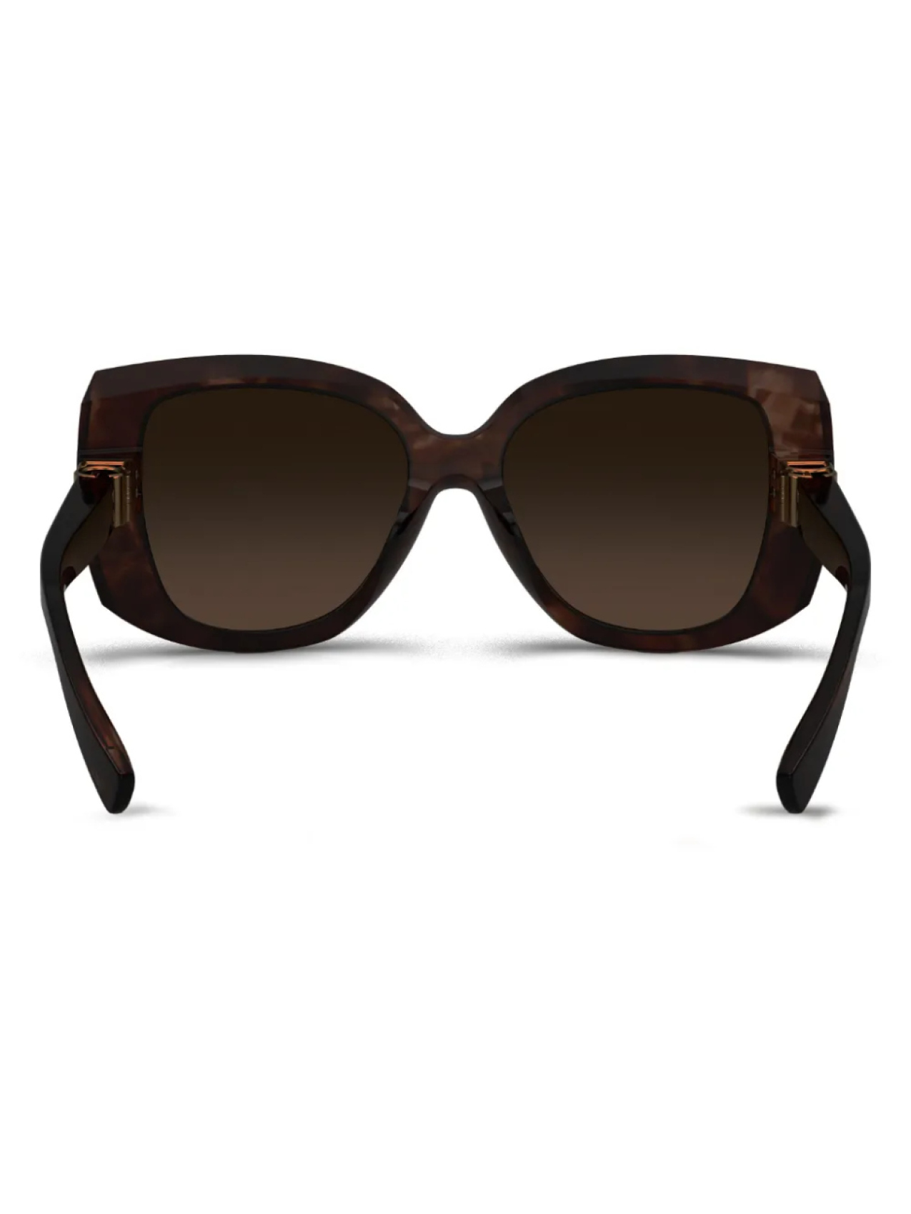 Dolce & Gabbana Eyewear солнцезащитные очки в массивной оправе, красный — фото 4