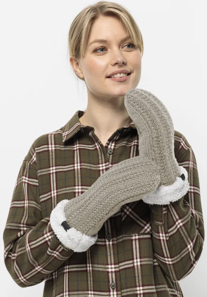 

Трикотажные перчатки Jack Wolfskin "HIGHLOFT KNIT MITTEN W", серый