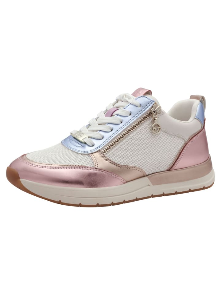 Кроссовки на шнуровке Tamaris, цвет rose metallic