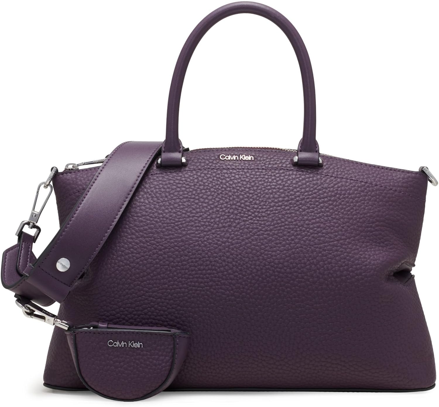 

Сумка-сэтчел Calvin Klein Cypress 2 в 1 с застежкой-молнией, Plum