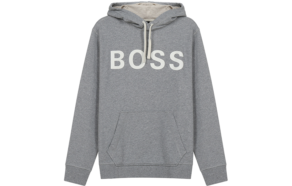 

Свитер худи мужской серый HUGO BOSS