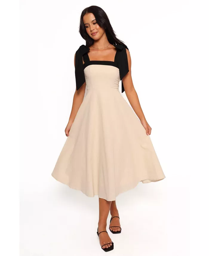 

Женское платье миди Olinda Petal and Pup, коричневый/бежевый