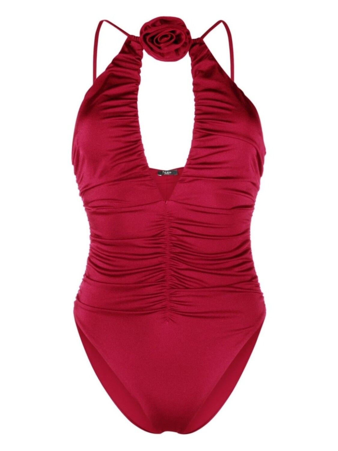 

Noire Swimwear купальник с цветочной аппликацией, красный
