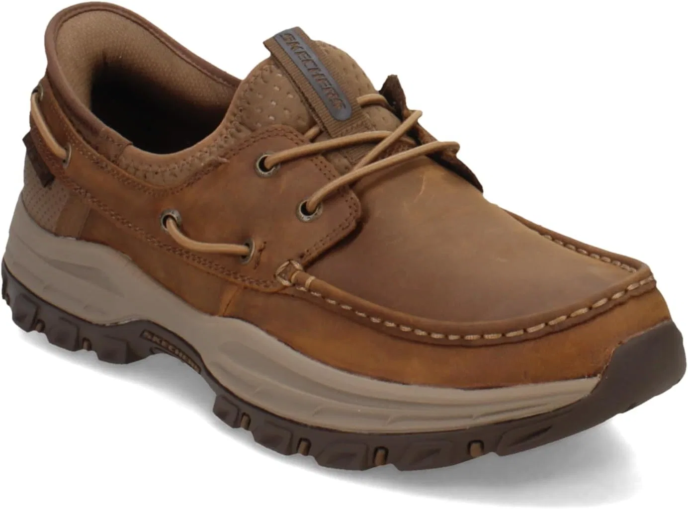 Мужские мокасины Skechers Knowlson-Shore Thing Hands Free Slip-in, Desert — фото 2