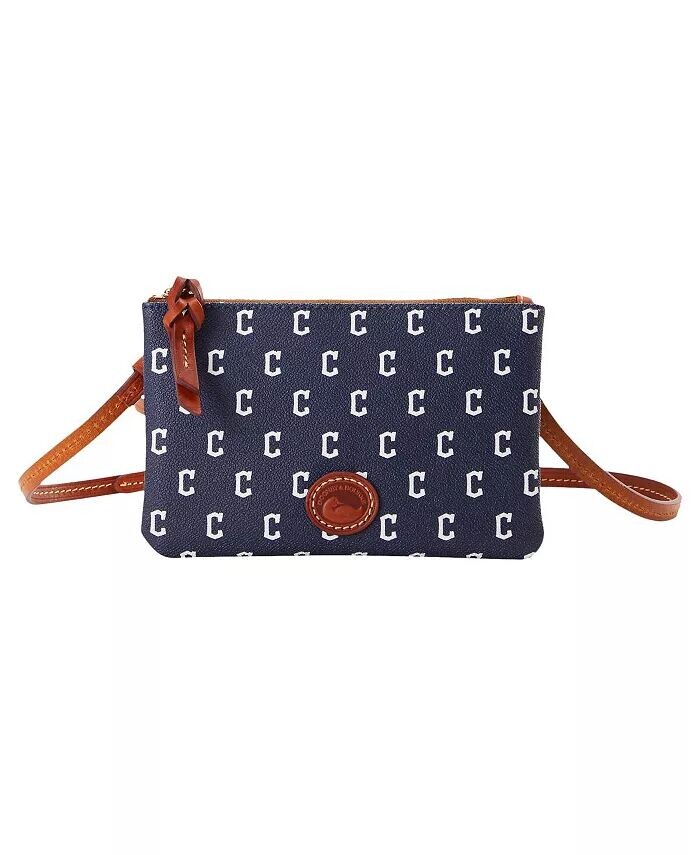 

Кошелек через плечо Cleveland Guardians с молнией сверху Dooney & Bourke, белый