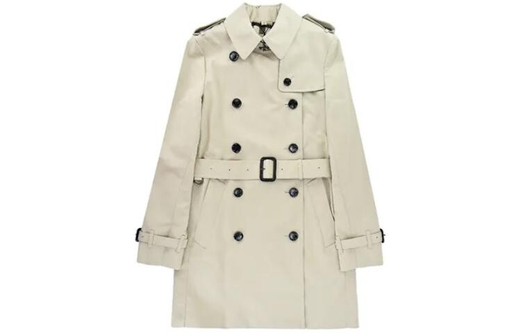 

Пальто женское Burberry с ремешком, хаки / черный