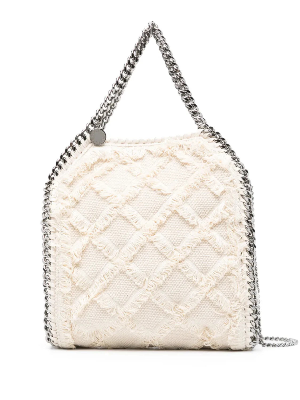 

Stella McCartney сумка-тоут Falabella с бахромой, нейтральный
