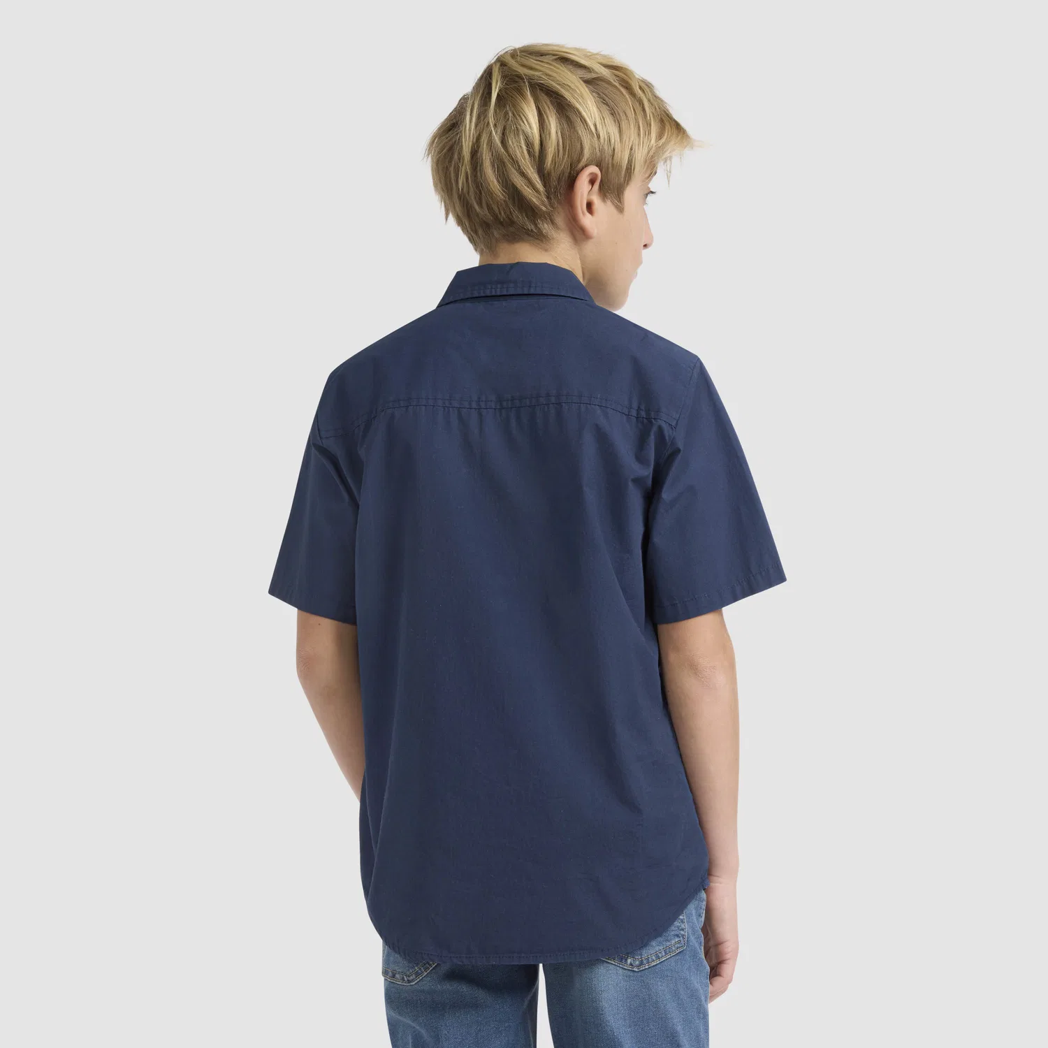 Тканая рубашка с коротким рукавом для мальчиков 8-20 лет Levi's, Blue — фото 2